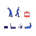 thumbnail image 2 of lionlar 1:64 Miniature Miniature Figurine Figurine Station-Service Décor Accessoire, 2 of 9