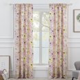 thumbnail image 1 of Greenland Home Fashions Panneau de Fenêtre Paire Rose, 1 of 3