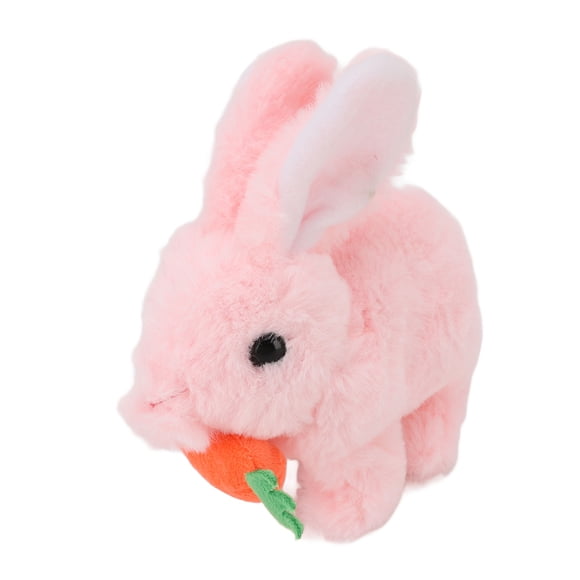Jouet de lapin en peluche électronique, lapin interactif Bunny jouet électrique de Pâques Jouet de lapin électronique avec oreilles de bouchons sonores pour l'anniversaire