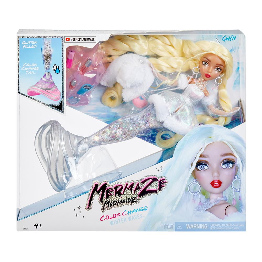 Poupée-mannequin sirène Mermaze MermaidzMC Winter Waves GwenMC