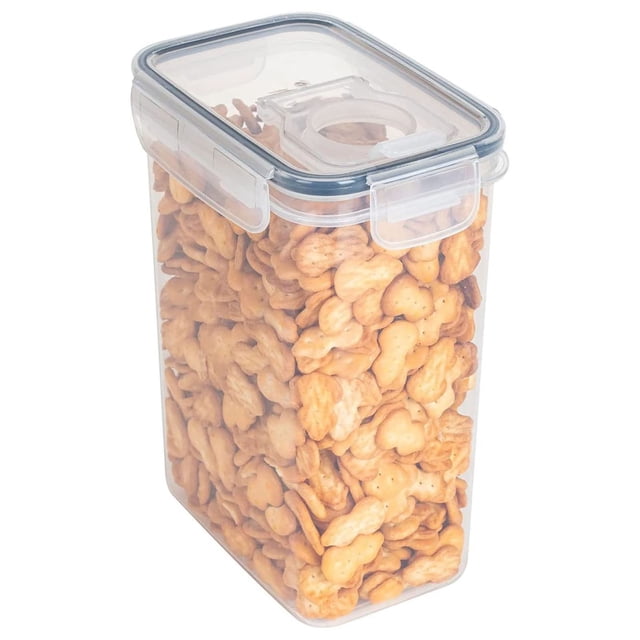 Airtight Food Storage Containers with Lids - BPA Free Durable Plastic Leakproof Flour Sugar Cereal Containers Storage for Baking Supplies,Cereal,Flour,Sugar,Rice,Dry Food