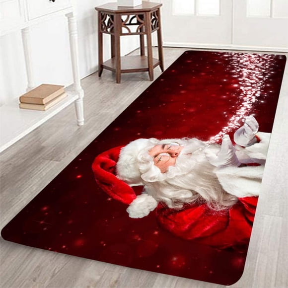 Cqxid Carpet Under $10 Christmas Washable Rug Non-slip Living Room Underlay Carpet Indoor 40x60cm