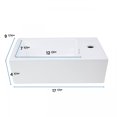 thumbnail image 4 of Renovators Supply Manufacturing CASKE Small Rectangular Countertop Vessel Sink 17-7/8 In. White Ceramic Vessel Sink For Bathroom With Overflow And Single Faucet Hole, 4 of 10