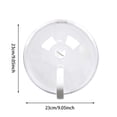 thumbnail image 2 of Microwave Plate Cover Transparent Cover 9.2 Inch An Ti Splatter Lid With Steam Vents Holes And Handle Microwave Cover For Food Microwave Oven Heating Cover Oil Proof Cover Freezer Bags Slider Sandwich, 2 of 5
