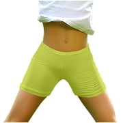 Shorts for Girls, Girls Casual Spring And Summer Solid Elastic Waist Kids Shorts