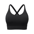 thumbnail image 1 of Plebaso Womens Sports Bras Padded Seamless Yoga Bras Stretch Full Coverage Everyday Workout Running Bras, 1 of 5