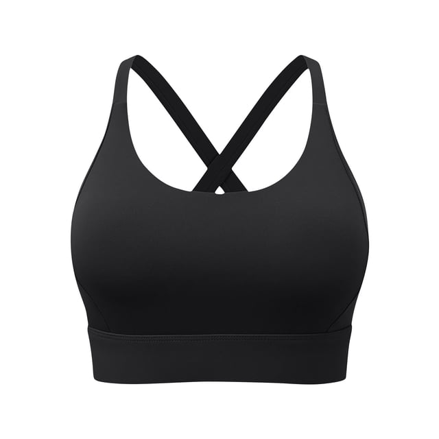 Plebaso Womens Sports Bras Padded Seamless Yoga Bras Stretch Full Coverage Everyday Workout Running Bras