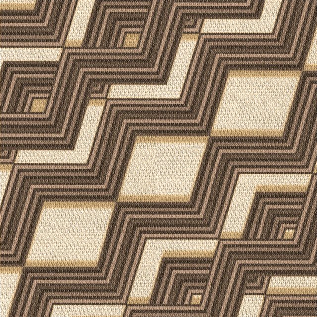 Ahgly Company Tapis d'Intérieur Lavable à la Machine, Carré, Transitionnel, Brun Sucre Brun, Tapis de Zone, 5 Pieds Carré