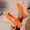Orange, variant on FRSASU Loafers for Women Comfort Slip On Walking Shoes Knit Dressy Comfortable Business Casual Work Flats Black
