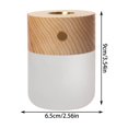 thumbnail image 2 of Aromatherapy Night Light with Fast Heating,Rechargeable Battery Safe Auto Shut Off for Relaxing Bedroom Use,Features Warm LED Light and Stylish Wood Design, 2 of 5