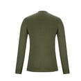 thumbnail image 4 of Mens Knit Shirts Long Sleeve Sweater Solid Color V-Neck Pullover Moisture Sicking Muscle Tops, 4 of 5