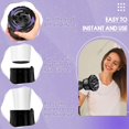 thumbnail image 4 of Diffuseur de Bouclage Séchoir Diffuseur pour Cheveux Naturels Ondulés Buse Réglable 1,38-2,6 Po avec Brosse à Shampoing, Blanc, 4 of 8