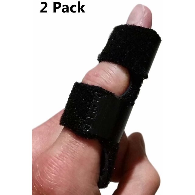 Trigger Finger Splint for All Finger Brace - Mallet Finger Splint Support - Trigger Finger Straightening Brace-Adjustable Fixing Belt with Built-in Aluminum