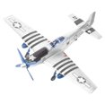 thumbnail image 4 of pitrice Modèle d'Assemblage à l'Échelle 1:48 WWII P-51 Modèle d'Aéronef Avion à l'Échelle 1:48 Kit de Modèle d'Assemblage Kit de Modèle d'Assemblage pour Adulte Argent, 4 of 5
