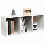 3 Cube Storage Organizer Shelf, Open Bookcases Small Bookshelf Cabinet Cube Organizer for Home Office Bibliotheque