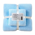thumbnail image 2 of Fleece Towel Set, EDHITNR Soft Absorbent Bath Towel, Premium Microfiber Quick Dry Hand Towel Machine Washable, Light Blue, 2 of 6