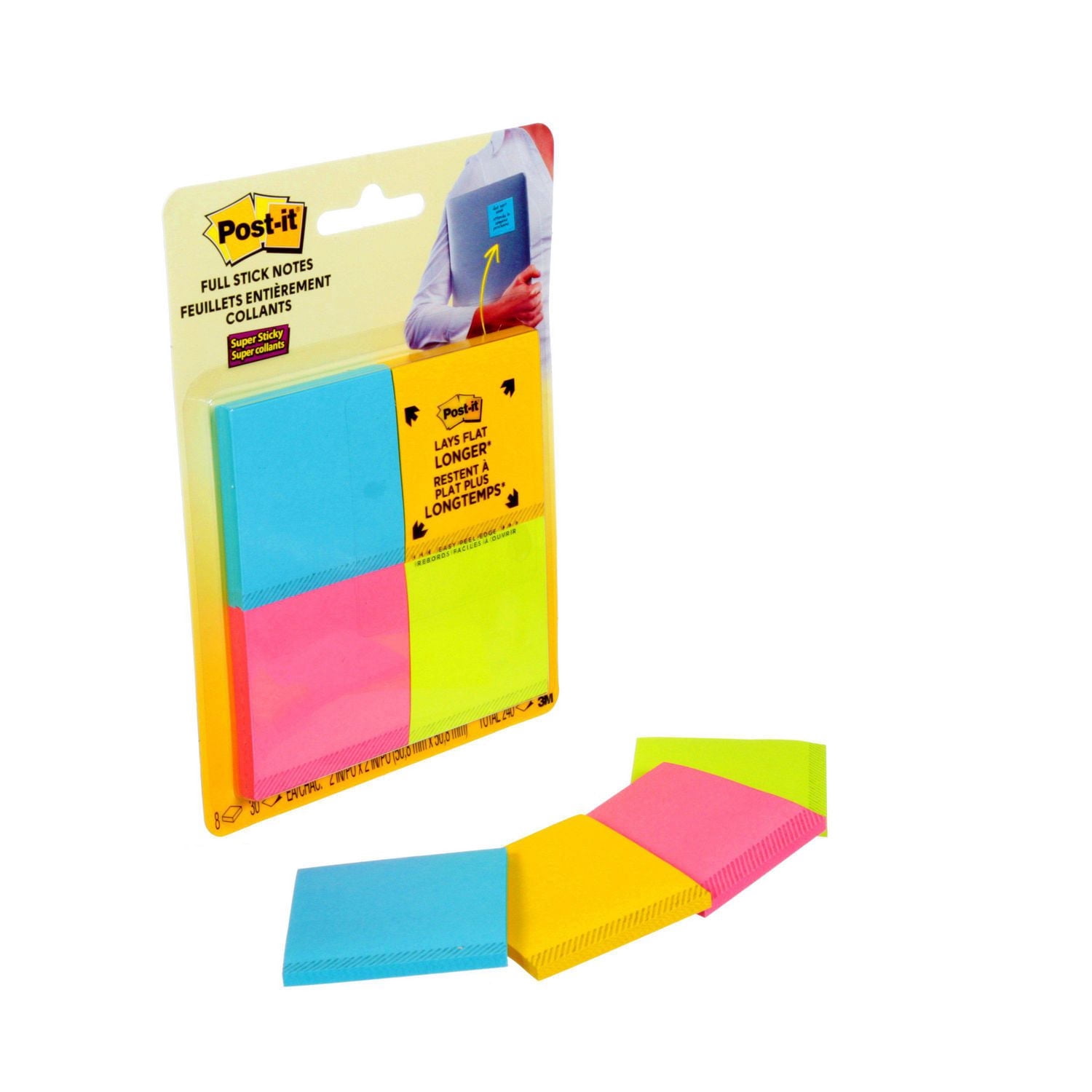 Post-it® Super Sticky Notes 654-5SSMIA-C RP, Miami Collection