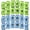 Green and Sky Blue, variant on 24PCS Football Pinnies Quick Drying Soccer Jerseys Youth Scrimmage Basketball Team Training Numbered Bibs Practice Vest