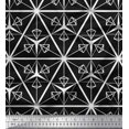 thumbnail image 1 of Soimoi Black Rayon Fabric Diamond & Triangle Geometric Print Fabric by Yard 56 Inch Wide, 1 of 2