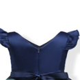 thumbnail image 4 of Robe de Fête Formelle à Rayures avec Nœud pour Bébé Fille, 4 of 6
