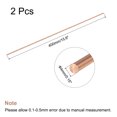 thumbnail image 2 of Unique Bargains 4mm Dia. 400mm Length Solid Copper Round Rod Lathe Bar Stock for DIY Craft 2pack, 2 of 4