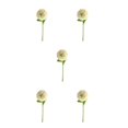 thumbnail image 3 of Baohd 1/2/3/5 10pack/lot Realistic Appearance Artificial Flower For Party Decor And Home Decor Light Green 5PCS, 3 of 6