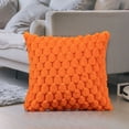 thumbnail image 4 of Yhmxh Pillow Covers Throw Pillow Covers Pillow Protector Weaving Snowflake Velvet Solid Color Pillow Office Sofa Lumbar Support Pillow Bedside Support Pillowcase Cushion Cushion Cover, 4 of 7