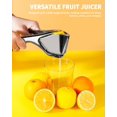 thumbnail image 4 of Bagrox Lemon Squeezer, Stainless Steel Lemon Juicer, Manual Juicer for Lemon Citrus Lime Orange, Handheld citrus Squeezer, 4 of 7