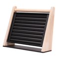 thumbnail image 1 of jinwen s Display Stand Tray 9 Long Slots Vertical Wood Display Showcase Inserts for Black, 1 of 9