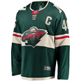 thumbnail image 3 of Jared Spurgeon Minnesota Wild NHL Fanatics Breakaway Home Jersey, Large, 3 of 3