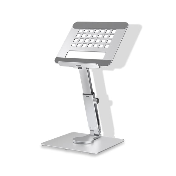 maskred Support pour Tablette Pliant Multi-angle Ajustable Rétractable en Alliage d'Aluminium Support pour Ordinateur Portable Support de Bureau Support de Cellulaire Argent