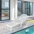 thumbnail image 3 of Gymax Chaise Longue de Patio Réglable, Chaise Longue Pliante Inclinable avec Roues, 3 of 10