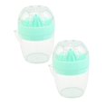 thumbnail image 1 of Oleegame 2PC Manual Juicer Lemon Juicer Plastic Portable Fruit Squeezer Orange Squeezer Household Green, 1 of 9
