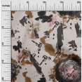 thumbnail image 2 of oneOone Viscose Chiffon Brown Fabric Abstract Texture Fabric For Sewing Printed Craft Fabric By The Yard 42 Inch Wide, 2 of 4
