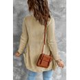 thumbnail image 4 of Women's Beige Front Pocket and Buttons Closure Cardigan, 4 of 14