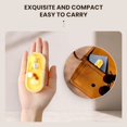 thumbnail image 5 of Pill Cutter Travel Pill Organizer, 2025 New 3 Compartment Small Pill Box Pill Cutter Splitter for Small or Large Pills, Small Pill Container Portable Pill Case for Pocket Purse Pill Organizer (Green), 5 of 5