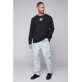 thumbnail image 1 of VISION STREET WEAR GELFAND - Pantalon Cargo Coupe Ample avec Ourlets Ajustables - Denim Bleu Pâle, 1 of 7