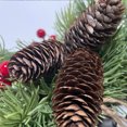 thumbnail image 4 of Dvkptbk Christmas Bell Wreath, 15 Inch Artificial and Golden Bell Wreath, Christmas Tree Hanging Wreath, Wreath, Holiday Rustic Christmas Decorations Holiday Products Holiday Products on Clearance, 4 of 7