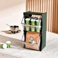 thumbnail image 2 of Home and Kitchen Plastic Tea Bags Divided Storage Organizers Double Layer Kitchen Cabinets Countertops Pantry Coffee Pods Seasoning Packets Condiments Kitchen Accessories Kitchen Organization, 2 of 6