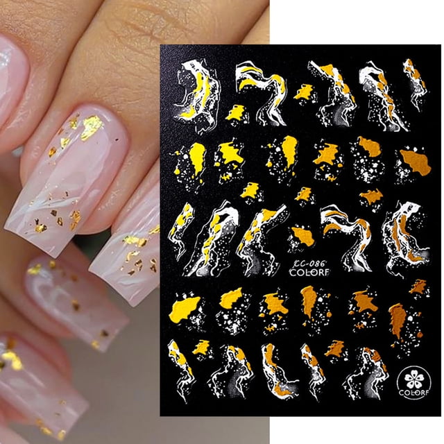 TopLLC Autocollants pour Ongles Texture Ruban Autocollant d'Art des Ongles Décoration d'Art des Ongles Filigrane Accessoires de Conception d'Art des Ongles Fournitures d'Art des Ongles en Acrylique un Autocollant