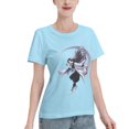 thumbnail image 2 of Women's Basic Short Sleeve T-Shirt Demon Slayer Butterfly Ninja, 2 of 6