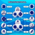 thumbnail image 3 of 2 Pcs Jouets de Manipulation Fidget Pad Cube Mini Jouets de Manipulation Fidget Pad Anti-Anxiété Jouets Fidget Soulagement du Stress Jouets de Main pour Ados et Adultes pour TDA, TDAH, Autisme, Rouge et Bleu, 3 of 7