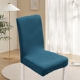 thumbnail image 1 of Dining Room Chair Cover Elastic Stretch Polyester Fleece Seat Slipcover with Secure Fit for Standard Chairs – Color 11, 1 of 5