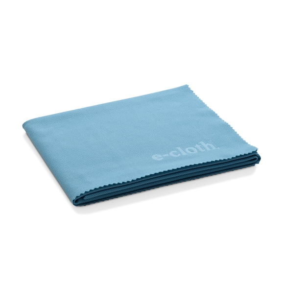 E-Cloth Glass & Polishing Cloth - Brilliant for Sparkling Windows, Mirrors, Glassware, Chrome, and More - Alaskan Blue