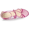 thumbnail image 4 of BLISSFUL STEP Sandales à Talons Blocs à Brides Croisées pour Femmes, 4 of 7