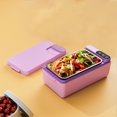 thumbnail image 1 of LSLJS Charging Hot Rice Box Bento Box Stainless Steel Detachable Inner Container Outdoor Camping Insulated Lunch Box, Heated Lunch Boxs, Gifts for Women/Men, 1 of 7
