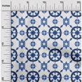 thumbnail image 2 of oneOone Georgette Viscose Medium Blue Fabric Geometric Fabric For Sewing Printed Craft Fabric By The Yard 42 Inch Wide, 2 of 4