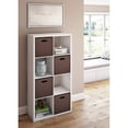 thumbnail image 4 of ClosetMaid 4583 Bookcase Open Back 8-Cube Storage Organizer, White (2 Pack), 4 of 6