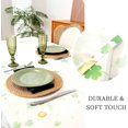 thumbnail image 2 of St. Patricks Day Tablecloth 60 x 120 Inch, Waterproof Clover Themed Table Cloth, Washable Table Cover for Holiday Dinner Party Decoration, 2 of 6