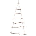 thumbnail image 1 of Christmas Tree Wall Hanging Wooden Strips Xmas Tree Decor Wall Pendants Window Props Decoration Gift, Log, 7 Layer, 1 of 6